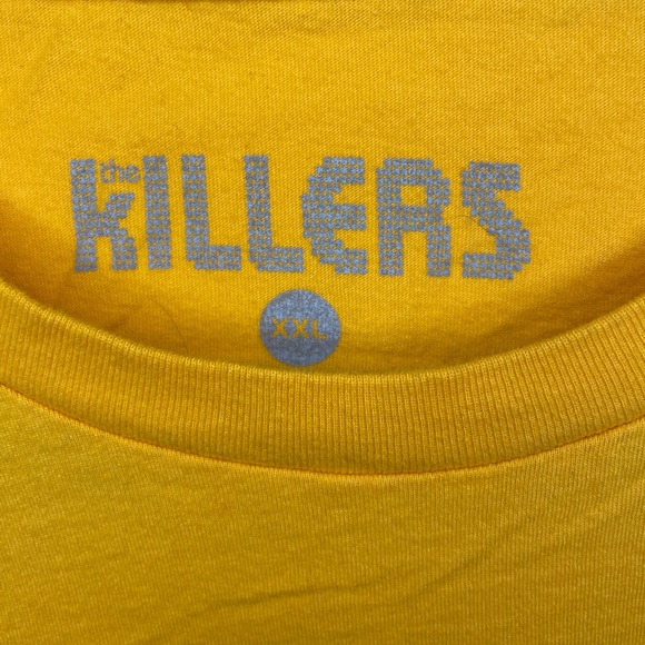 2022 The Killers Imploding Mirage Gold Joshua Tree 2XL XXL T-Shirt Tour Concert - Picture 3 of 4